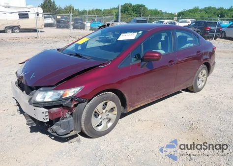 2015 Honda Civic Lx from USA, damaged, VIN 2HGFB2F51FH557167